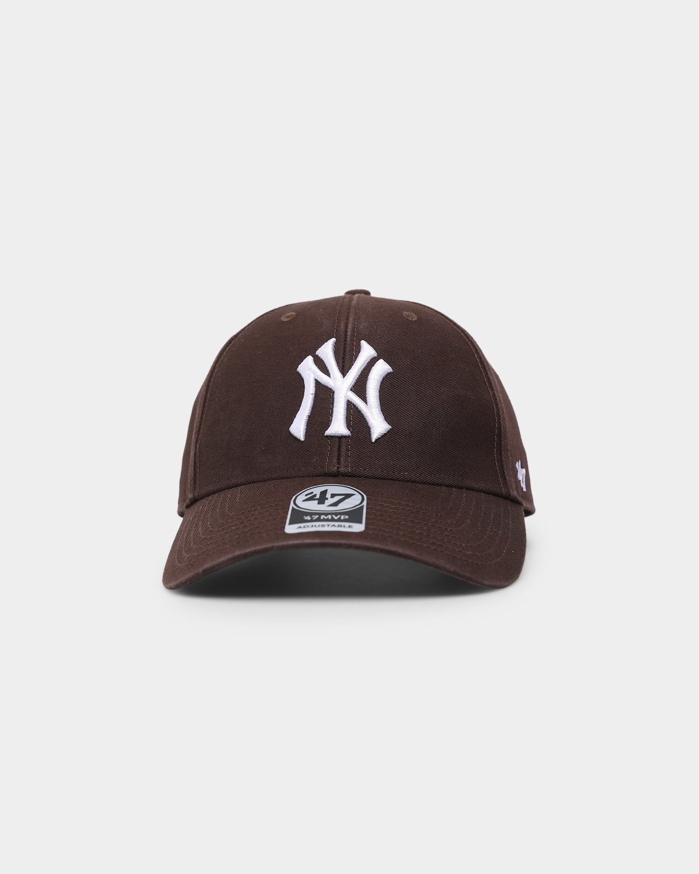47 Brand New York Yankees Legend Strapback Brown Adjustable Hat - Official MLB Licensed Baseball Cap for Men & Women - Perfect for Games, Streetwear & Fan Collections