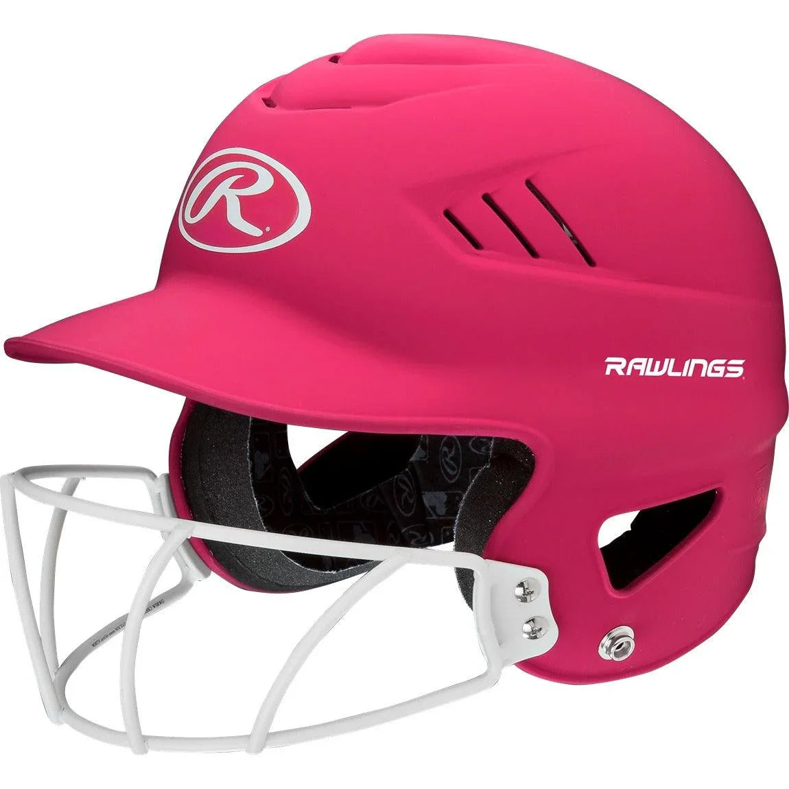 Coolflo Highlighter Softball Helmet with Cage - Youth & Adult Protective Headgear for Baseball, Fastpitch - Lightweight & Comfortable for Games & Practice
