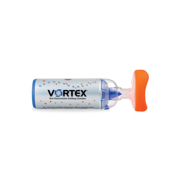 VORTEX® Holding Chamber with Small Mask - Spacer for Asthma & COPD - Perfect for Kids & Adults - Use with Inhalers for Easy Breathing at Home or Travel