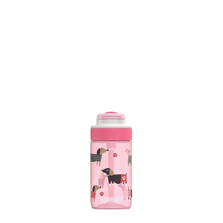 Lagoon Kids Water Bottle with Straw - 400ml Leak-Proof BPA-Free Water Bottle for Boys & Girls - Cute Animal Designs - Ideal for School, Sports & Outdoor Activities