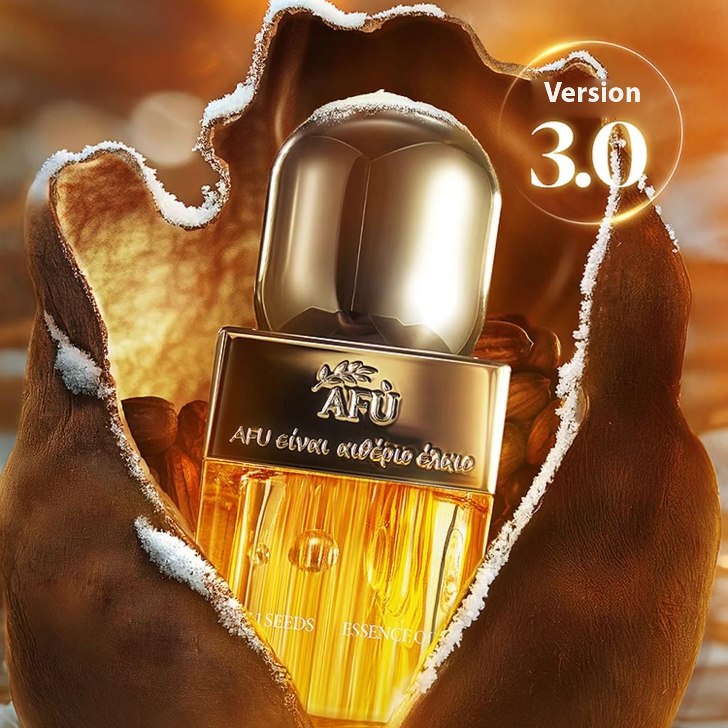 **AFÙ Oil Essence 3.0 - Intensive Skin Serum with 11 Plant Extracts & Squalane | Renew, Firm & Brighten Skin | 30ml x 2 | Perfect for Dry, Sensitive & Aging Skin Care Routine**