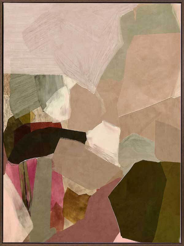 Deconstructed Desert II Canvas Art Print - Modern Abstract Wall Decor for Living Room, Bedroom & Office - Perfect for Home & Office Decor