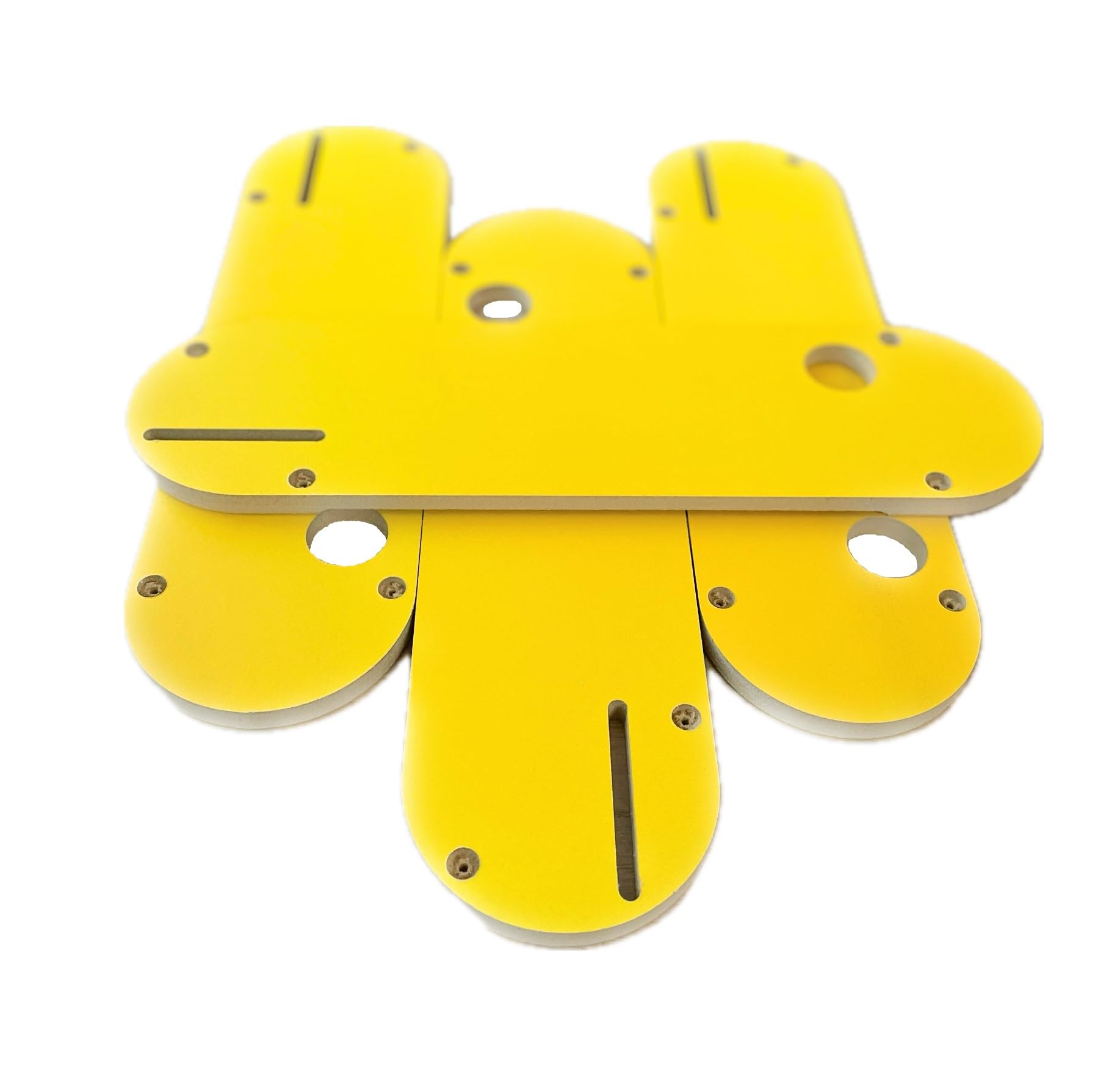 DeWalt Table Saw Zero Clearance Inserts (4-Pack) with Riving Knife Slot - Compatible with Select Models | Perfect for Woodworking, Cabinet Making & Precision Cuts