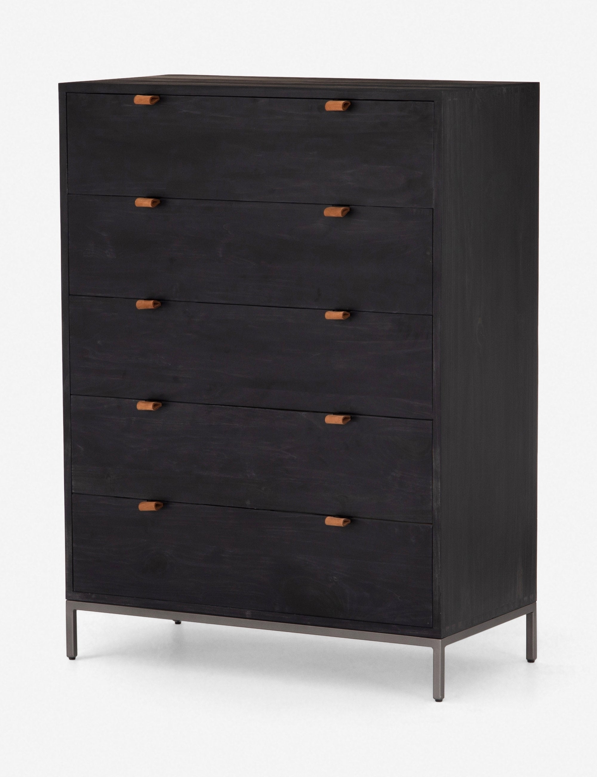 Rosamonde 5 Drawer Dresser - Modern Wooden Chest of Drawers for Bedroom, Living Room & Nursery - Perfect for Clothes, Toys & Home Storage Organization