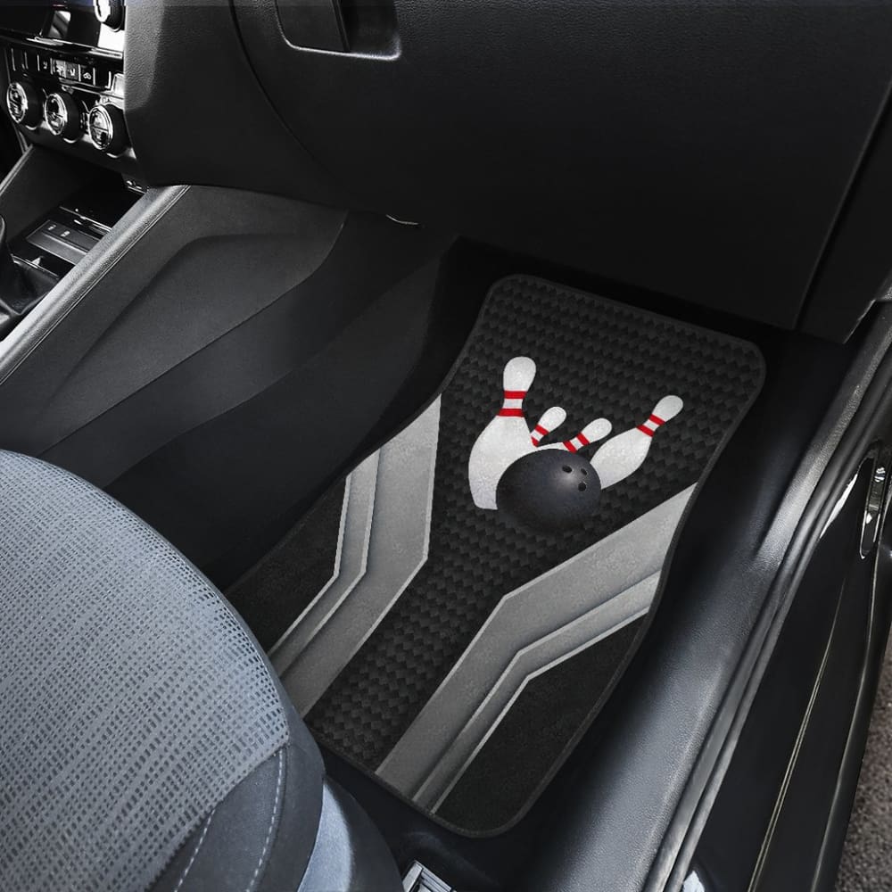 Bowling Car Seat Cover with Metal Print - Durable & Stylish Protection for Your Vehicle - Perfect for Bowling Enthusiasts & Sports Fans