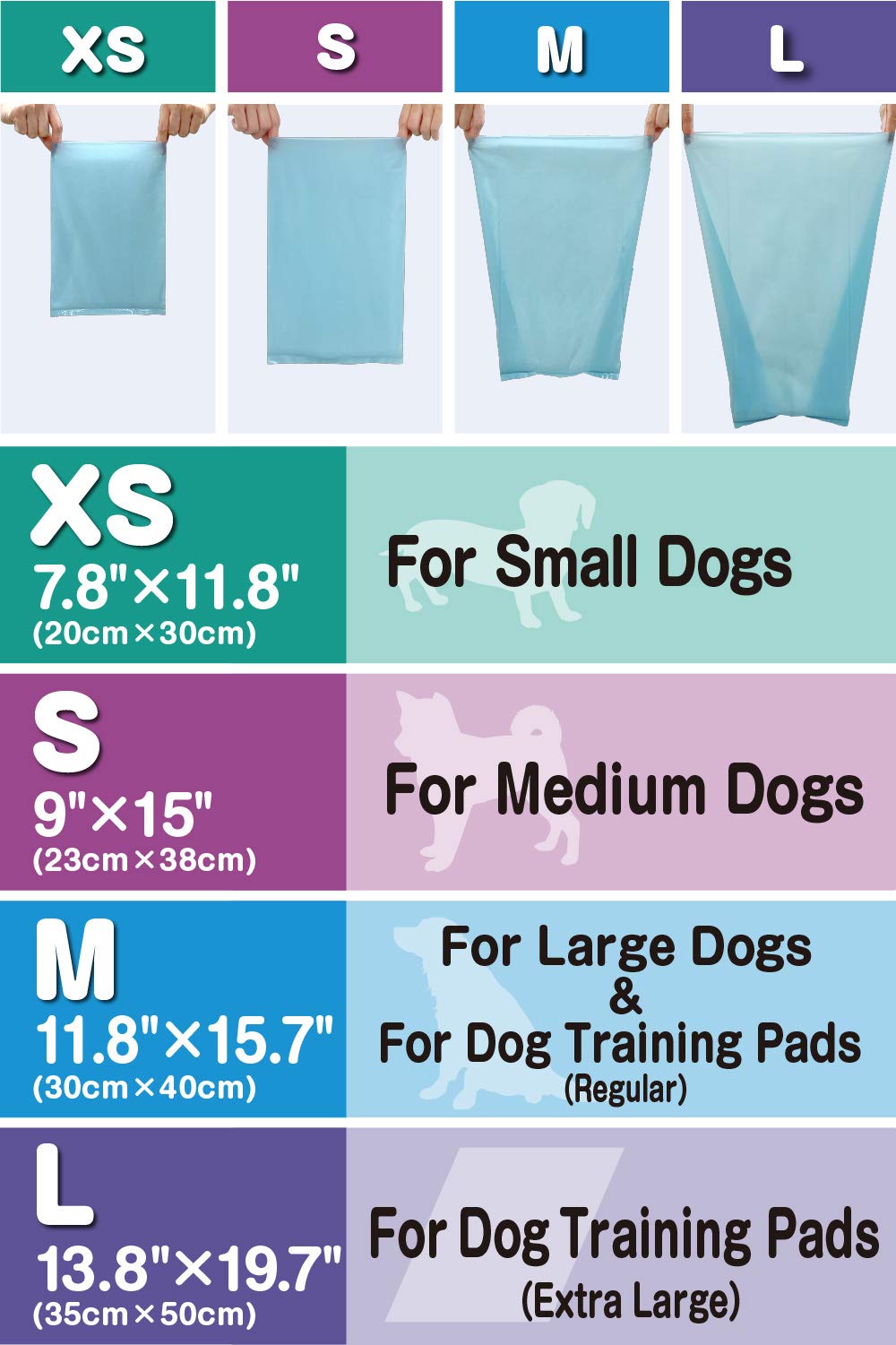 Eco-Friendly Unscented Dog Waste Bags - Durable Leak-Proof Poop Bags for Small Dogs (200 Count, Light Blue) | Perfect for Daily Walks, Park Visits & Travel