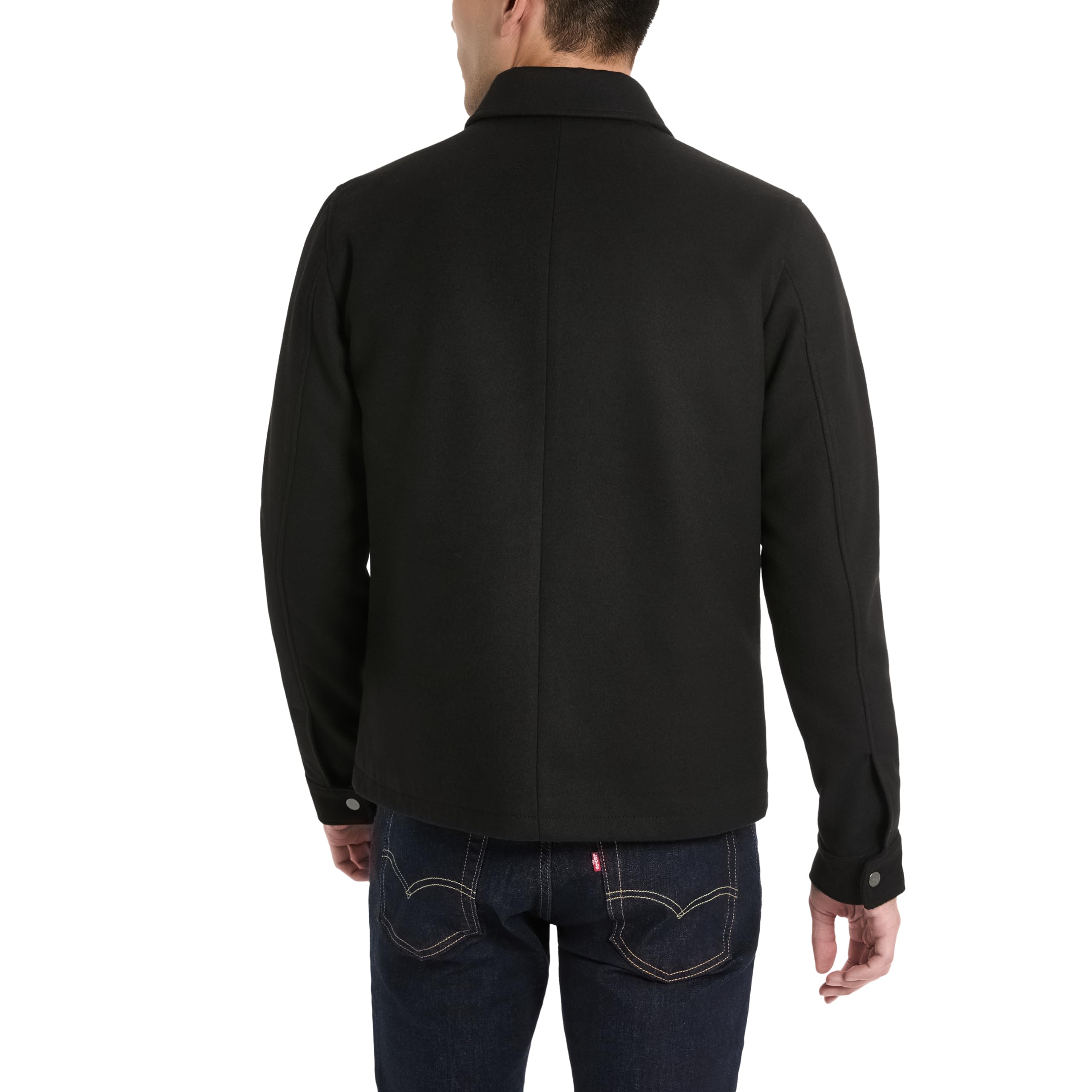 Van Heusen Men's Trudy Casual Trucker Jacket - Lightweight Denim Jacket for Men, Comfortable & Stylish Outerwear - Perfect for Casual Outings, Work & Everyday Wear