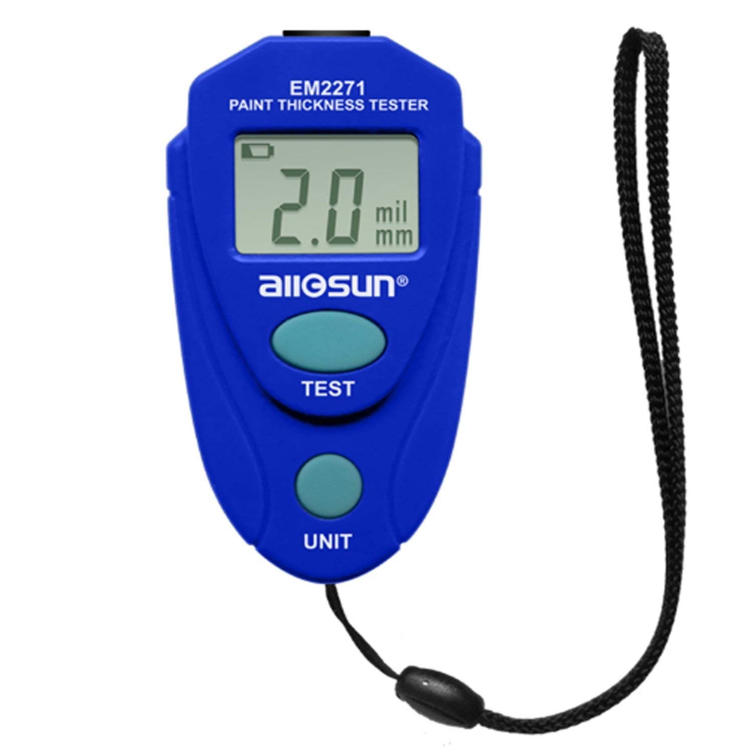 KXA Digital Mini Car Paint Thickness Tester - Automotive Coating Thickness Gauge Meter EM2271 (Ideal for Auto Body Shops, Car Dealers & DIY Vehicle Paint Inspection)