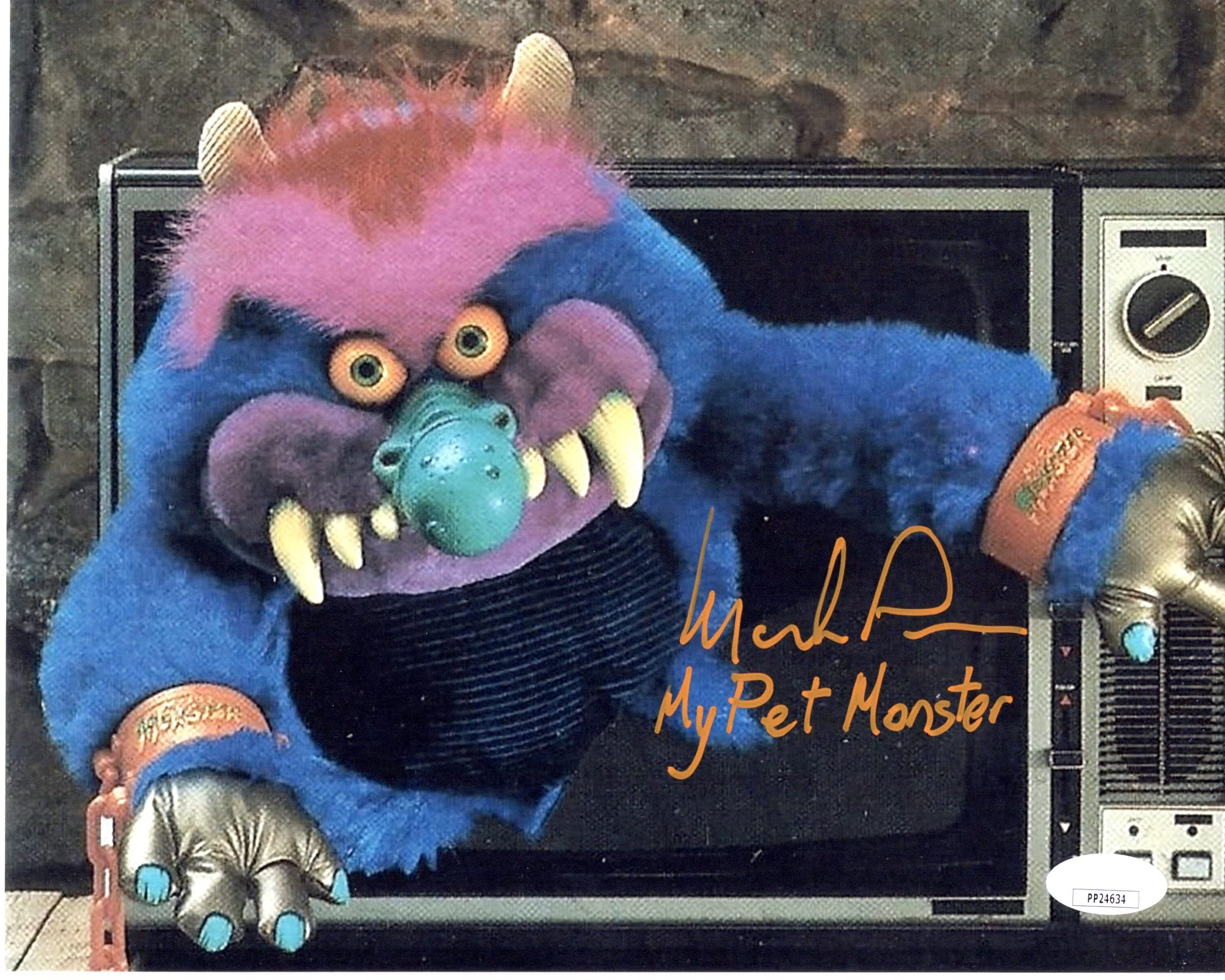 Mark Parr Autographed 8x10 Photo from My Pet Monster 1986 Live Action Movie - JSA Certified - Perfect for Collectors, Fans, and 80s Nostalgia Displays