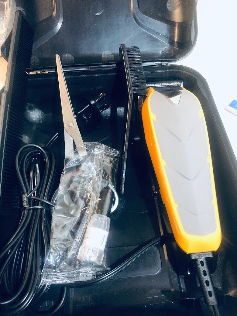 Wahl 79445 Professional Fade Haircut Kit for Men - Yellow & Gray | Barber Clippers, Trimmers & Accessories | Perfect for Home & Salon Haircuts