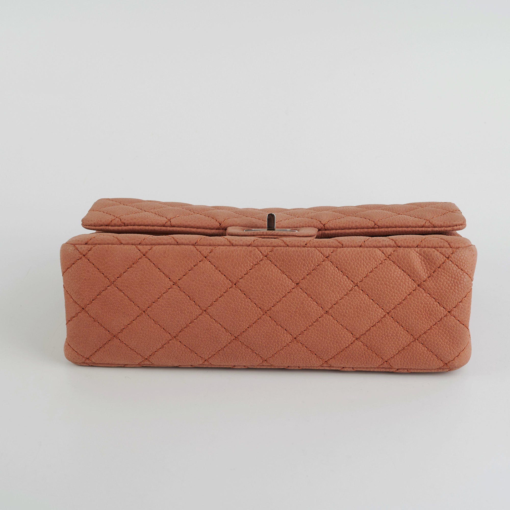 Chanel 2.55 Reissue 226 Handbag in Nubuck Caviar Leather Terracotta Color - Luxury Crossbody Bag for Women, Perfect for Date Night & Special Occasions