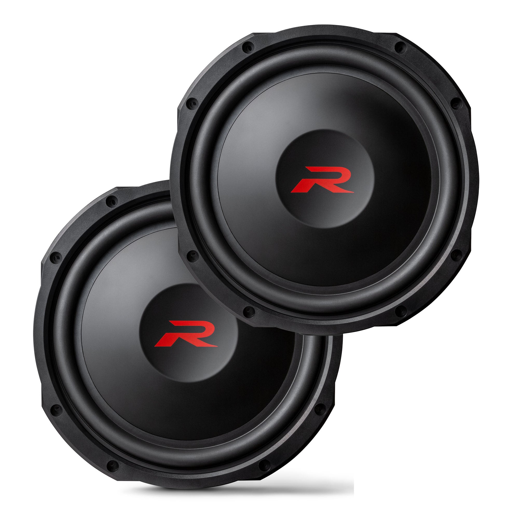 Alpine RS W12D2 12-Inch Dual 2 Ohm Voice Coil Shallow Subwoofers (Pair) - High-Performance Car Audio Bass for Trucks, SUVs & Custom Installations