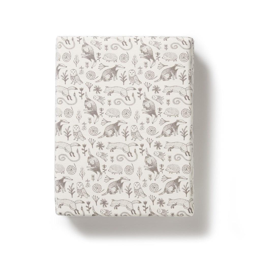 Organic Cotton Bassinet Sheet - Soft & Breathable Crib Fitted Sheet for Baby | Perfect for Nursery, Daycare & Travel | Tribal Woods Design
