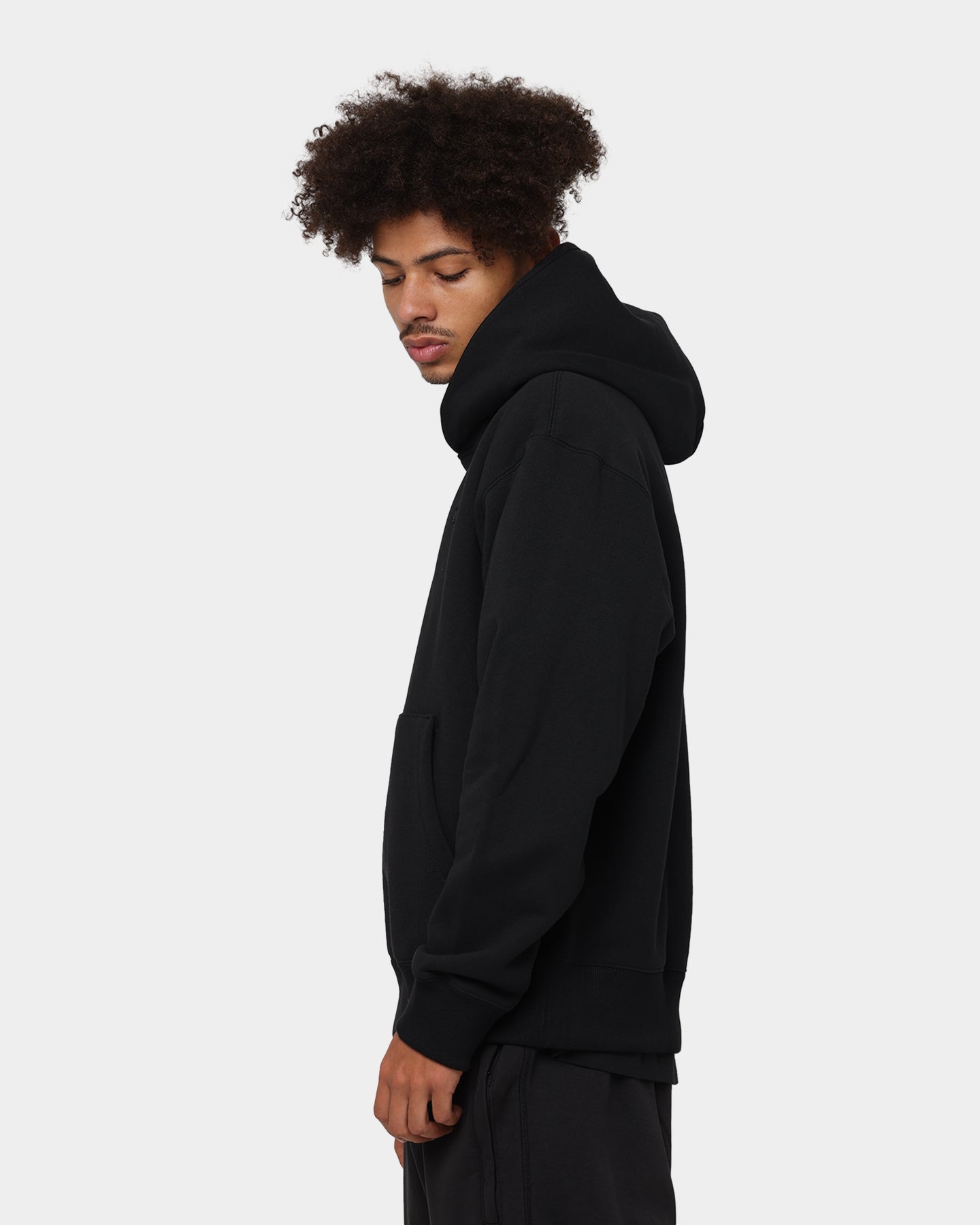 Adidas Adicolour Trefoil Hoodie - Black Men's Pullover Sweatshirt | Casual Streetwear for Gym, Running & Everyday Wear