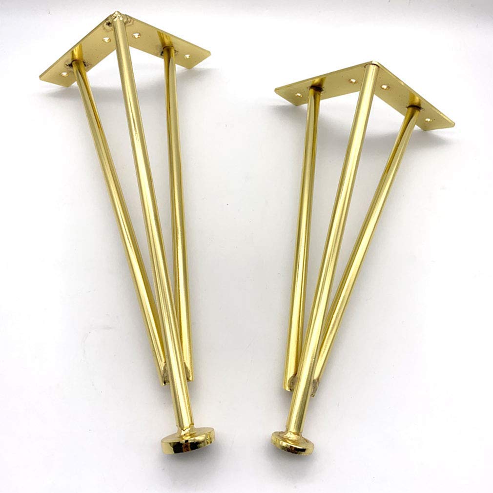 4 Pack Gold Hairpin Legs 11.8