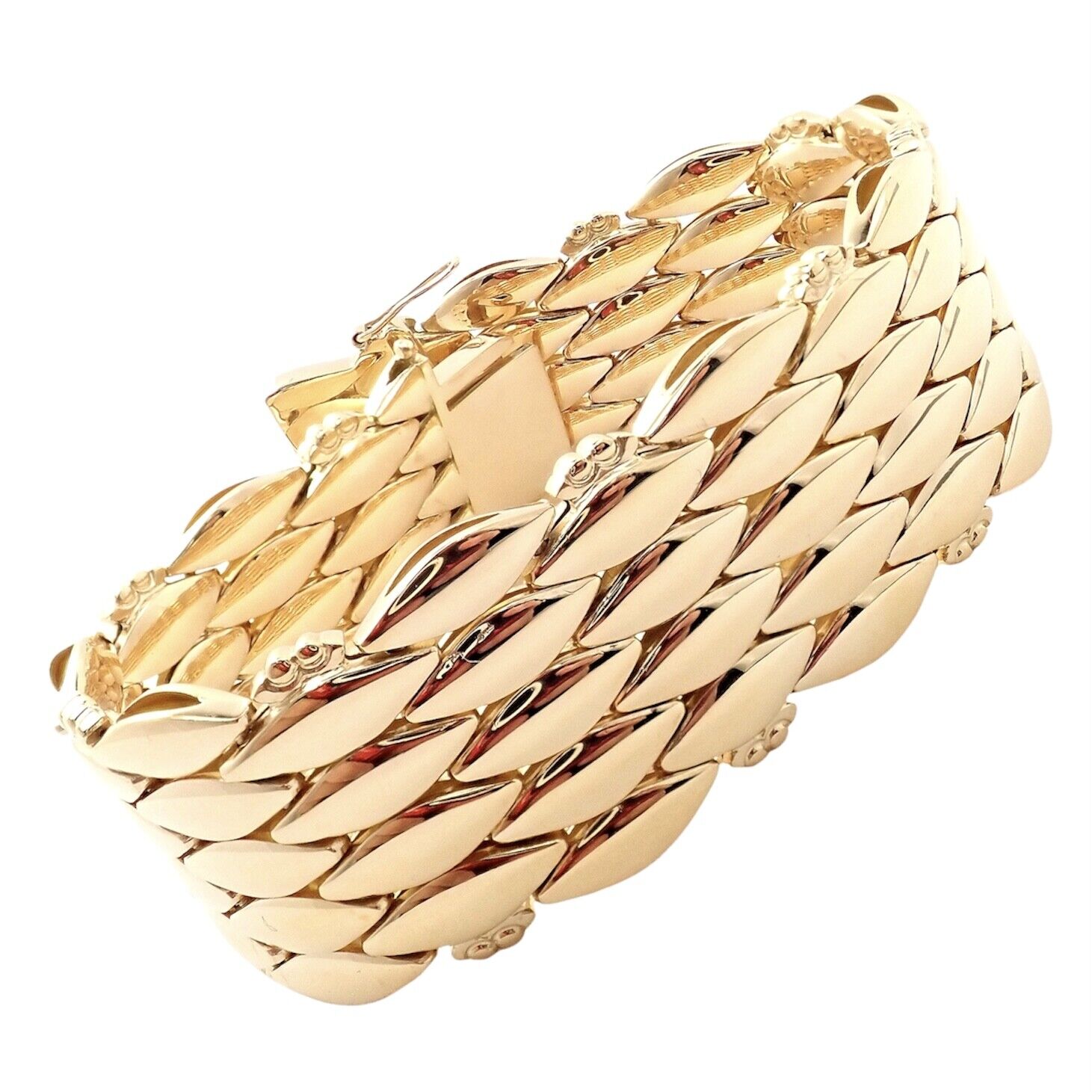 Vintage Georg Jensen by Harald Nielsen 18K Yellow Gold Bracelet 1930s Model 1086 - Perfect for Antique Jewelry Collectors & Special Occasions