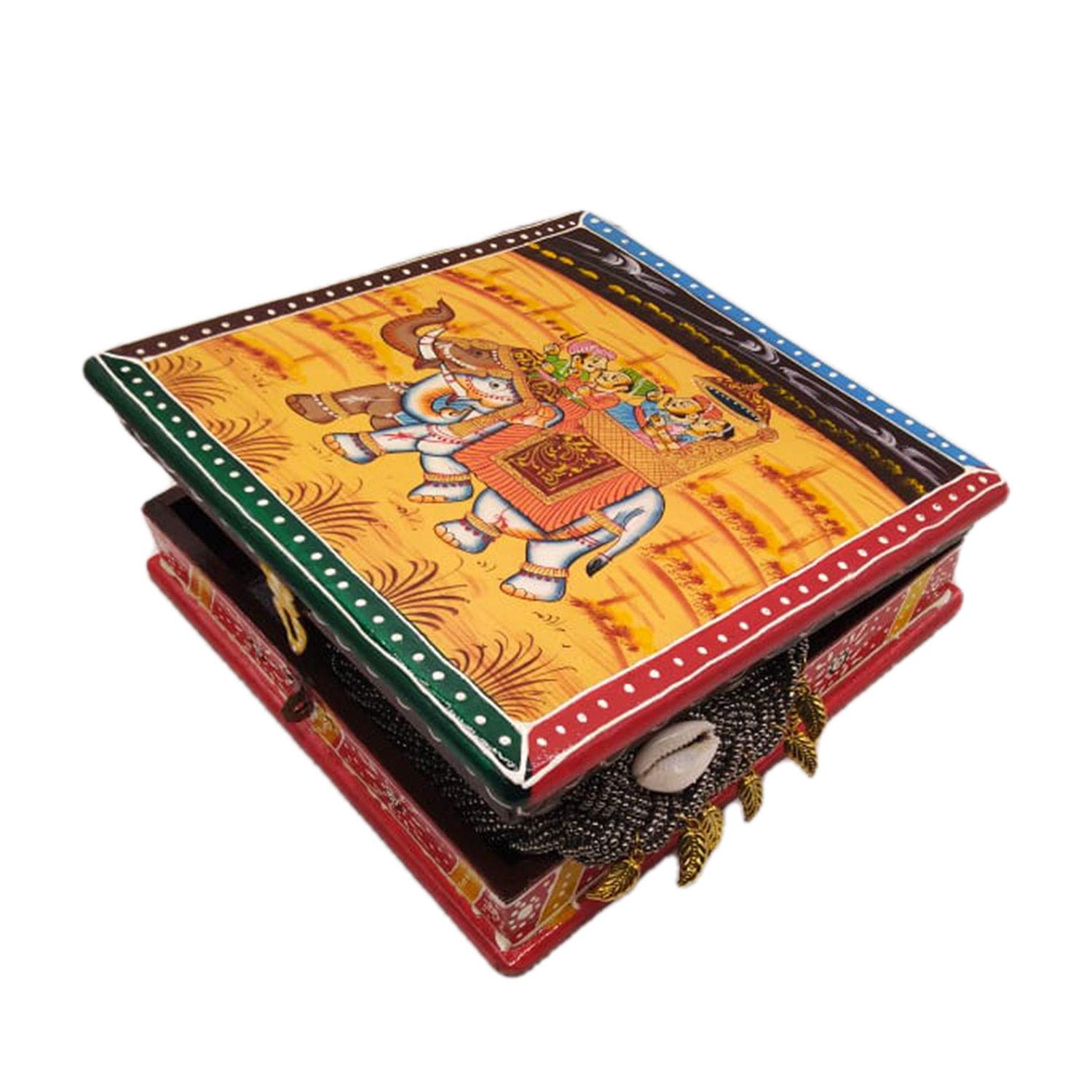 Handmade Jewelry Organizer Box - Premium Wooden Jewelry Storage Case for Women | Award-Winning Indian Artisan Crafted | Perfect for Travel, Home Decor & Gift Giving