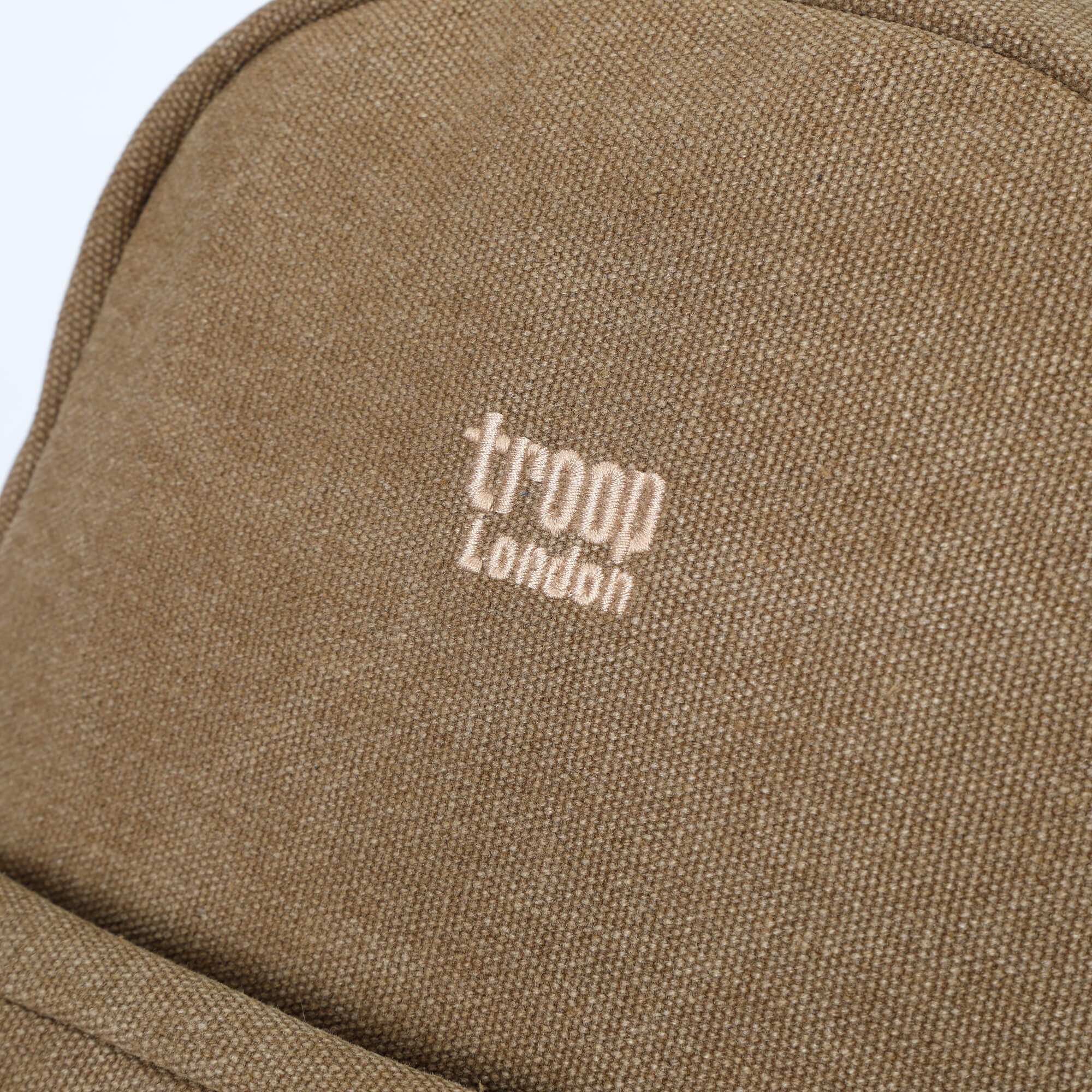 TRP0552 Troop London Classic Canvas Backpack - Small Durable School & Travel Daypack for Men & Women - Perfect for College, Commuting & Outdoor Adventures