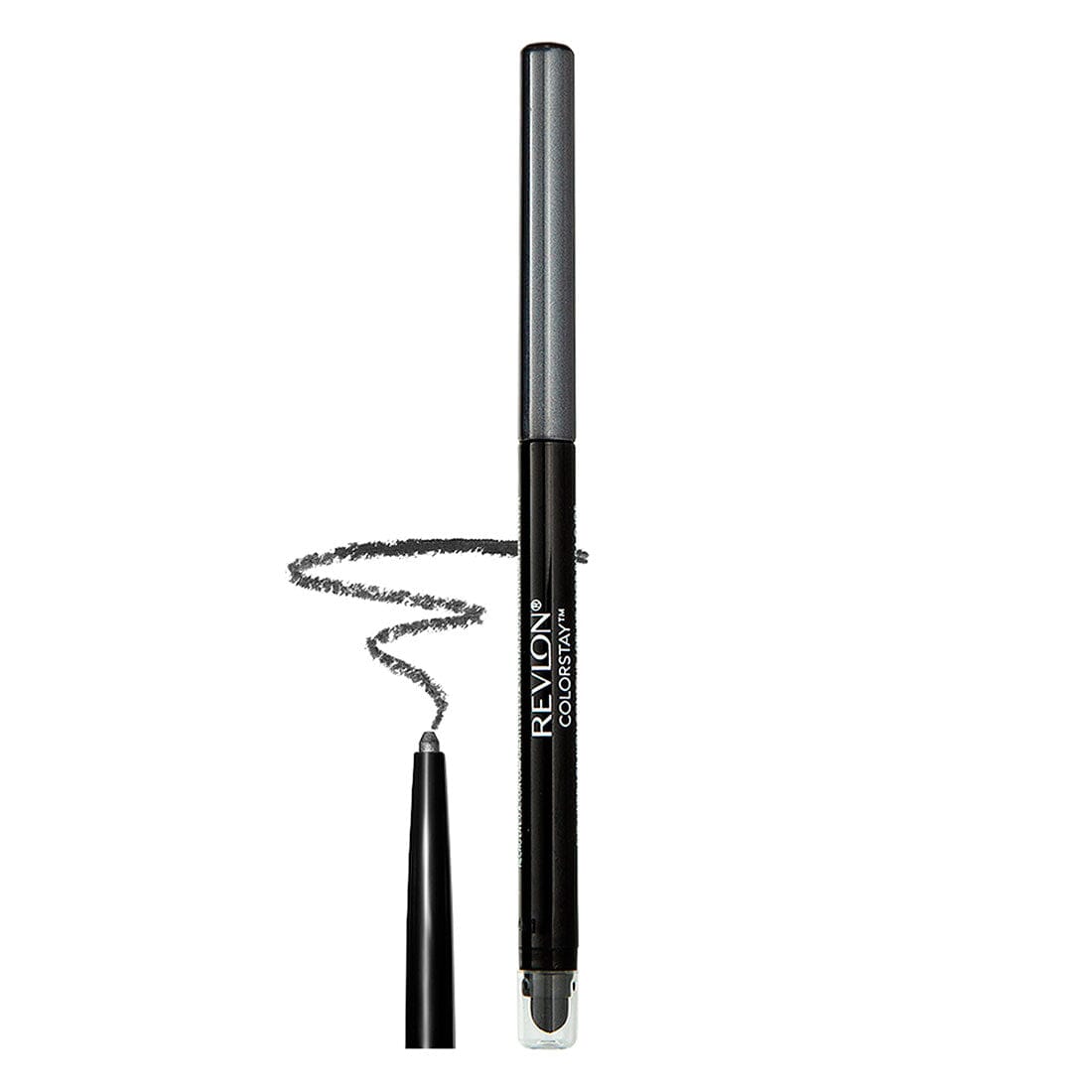 Revlon ColorStay Eyeliner - Long-Lasting Charcoal Black Eye Liner (0.28g) for Smoky Eyes & Everyday Makeup | Waterproof & Smudge-Proof