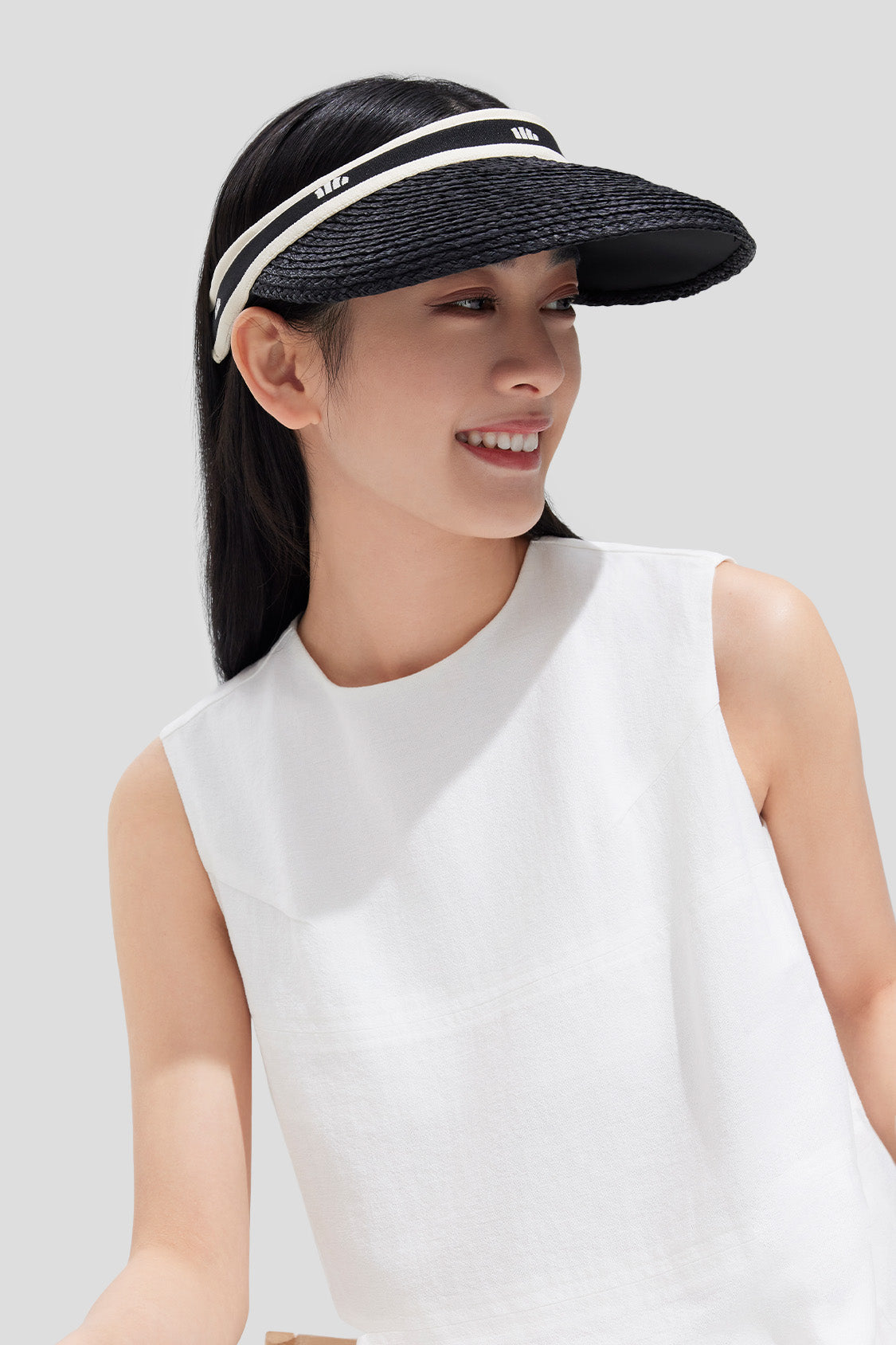 UPF50+ Women's Sun Protection Raffia Hat - Wide Brim Summer Beach Hat for Outdoor Activities, Travel & Gardening