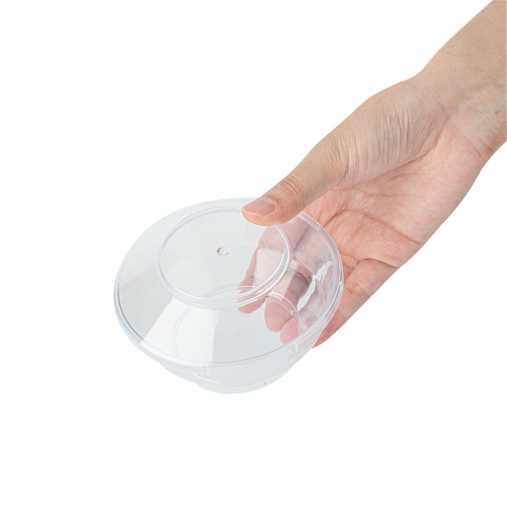 6 oz Clear Plastic Deli Containers with Lids - 10 Pack (4