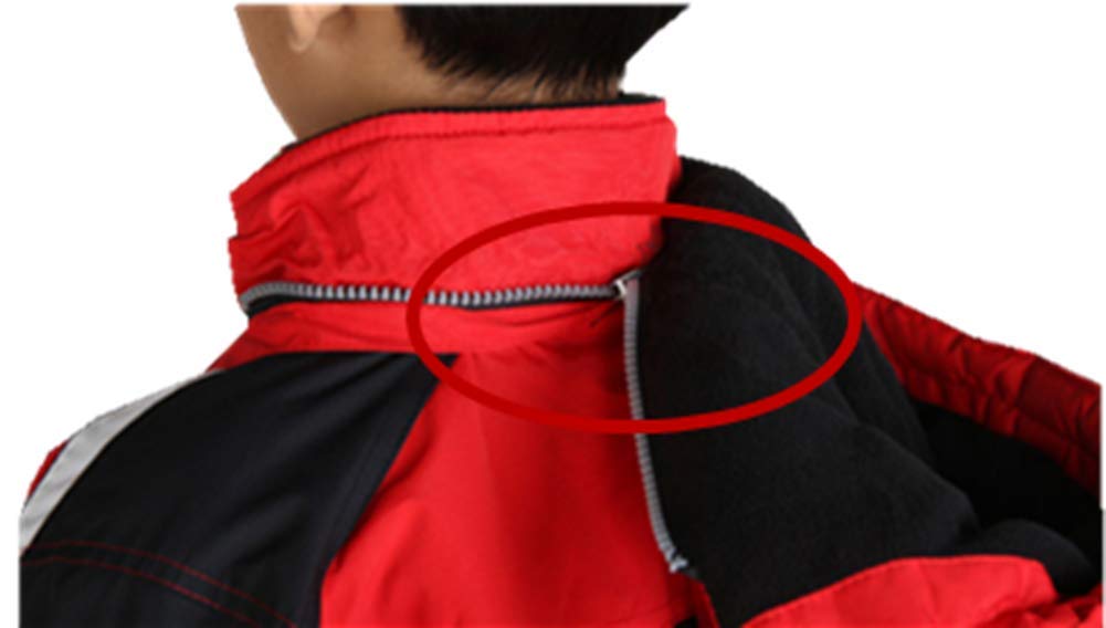 **Windproof One-Piece Snowsuit with Reflective Strips for Men & Women – Ideal for Skiing, Snowboarding & Winter Outdoor Activities**
