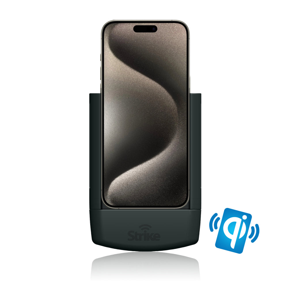 iPhone 15 Pro Max Wireless Charging Car Phone Holder - Universal Adjustable Car Mount for iPhone 15 Pro Max with Fast Qi Charging - Perfect for Commuting, Road Trips & GPS Navigation