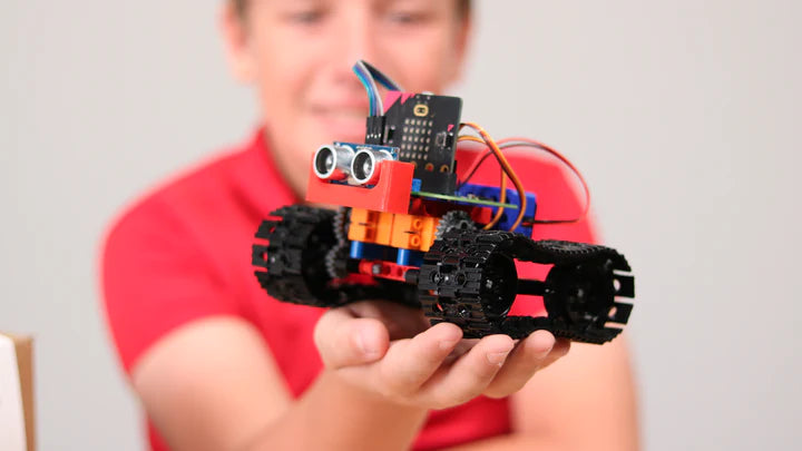 Bit Board Rover Kit - DIY Robotics Kit for Kids & Beginners | STEM Learning, Coding & Engineering Projects | Perfect for School, Home & Makerspace Activities
