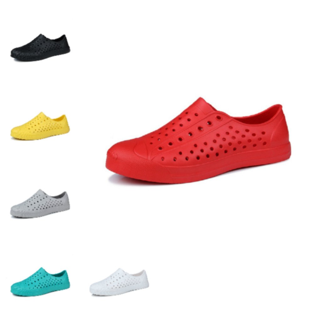 QISHENG Women's Men's Lightweight Fashion Walking Shoes - Comfortable Garden Clogs, Slippers & Sandals for Outdoor Activities, Beach, Yard Work and Casual Wear