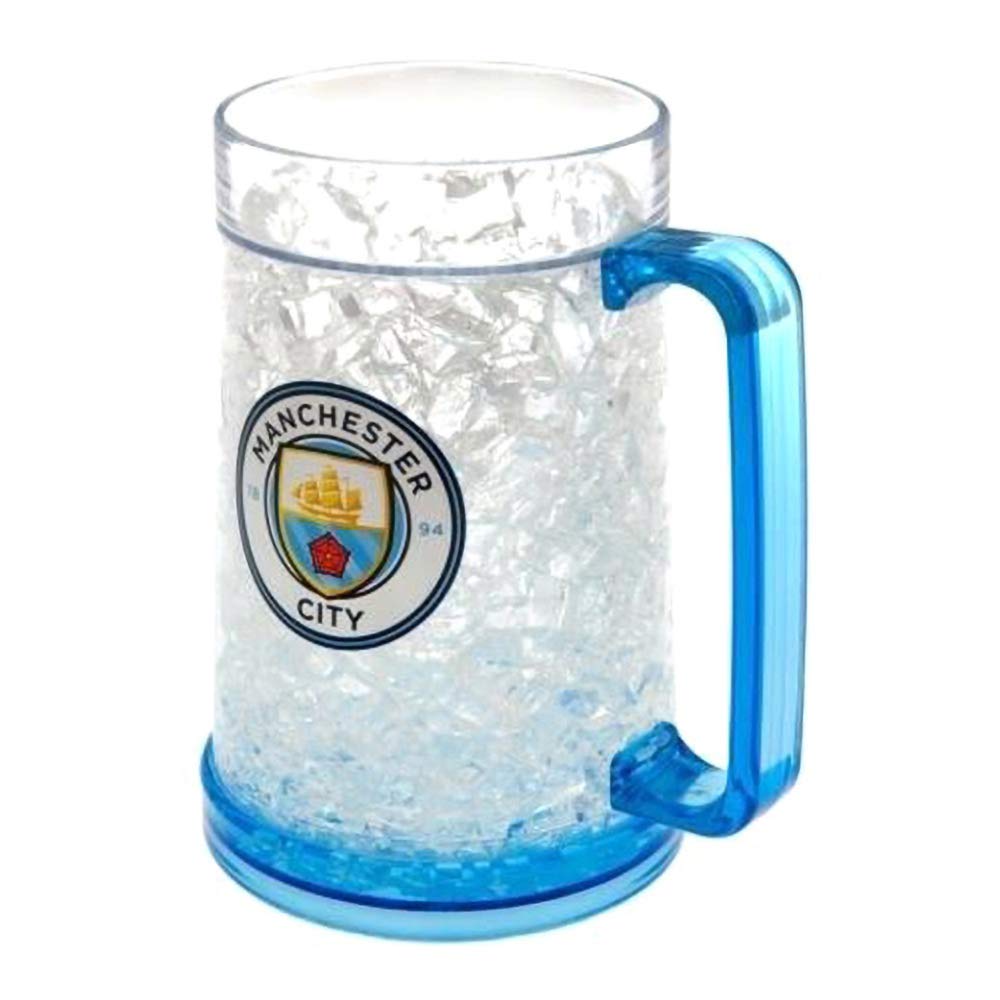 Manchester City FC Freezer Tankard 2019 - Insulated Beer Mug for Chilled Drinks - Perfect for Football Games, BBQs & Home Bars