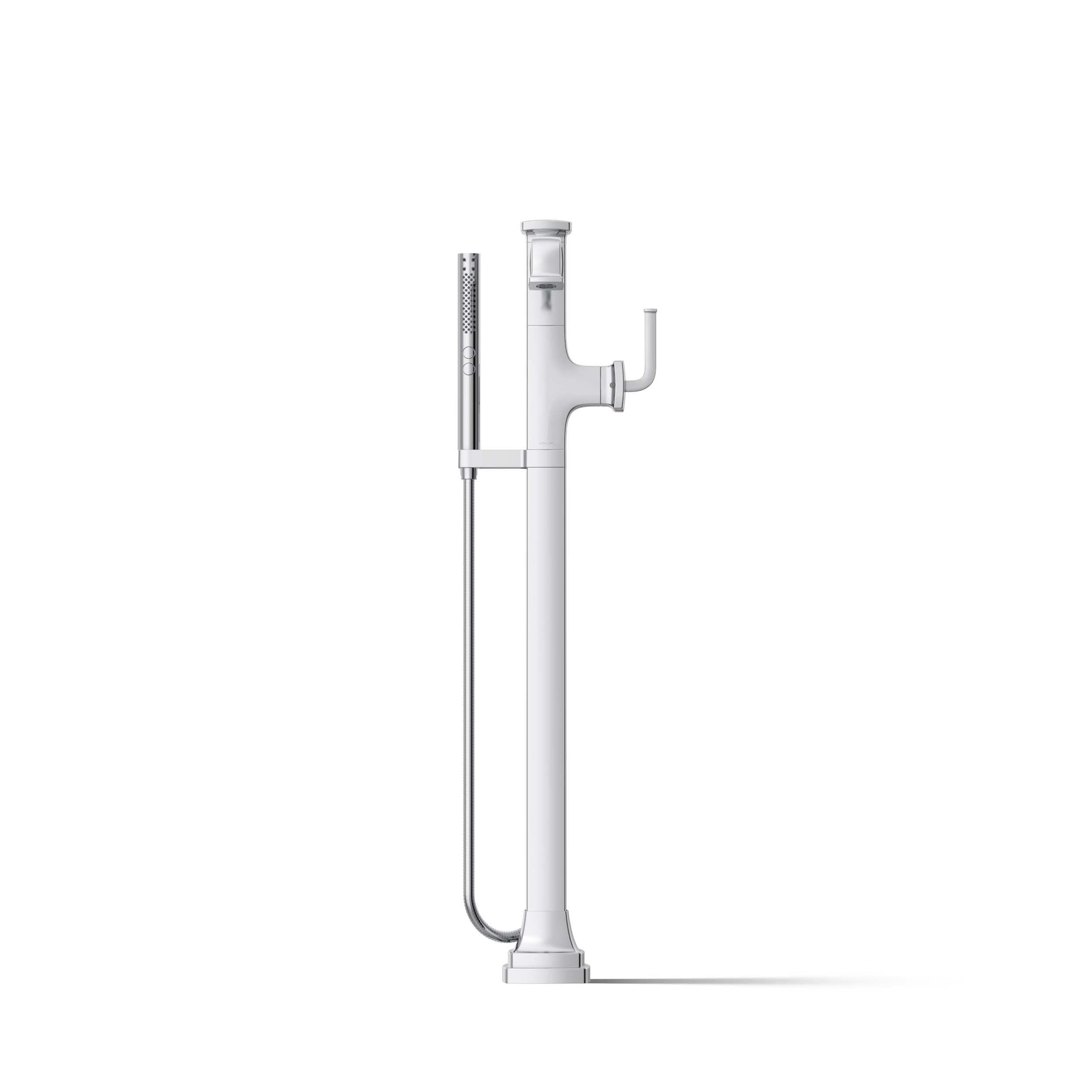 KOHLER RIFF® Freestanding Bathroom Faucet Trim - Modern Matte Black Bathroom Sink Faucet for Spa, Luxury Home & Hotel Renovation