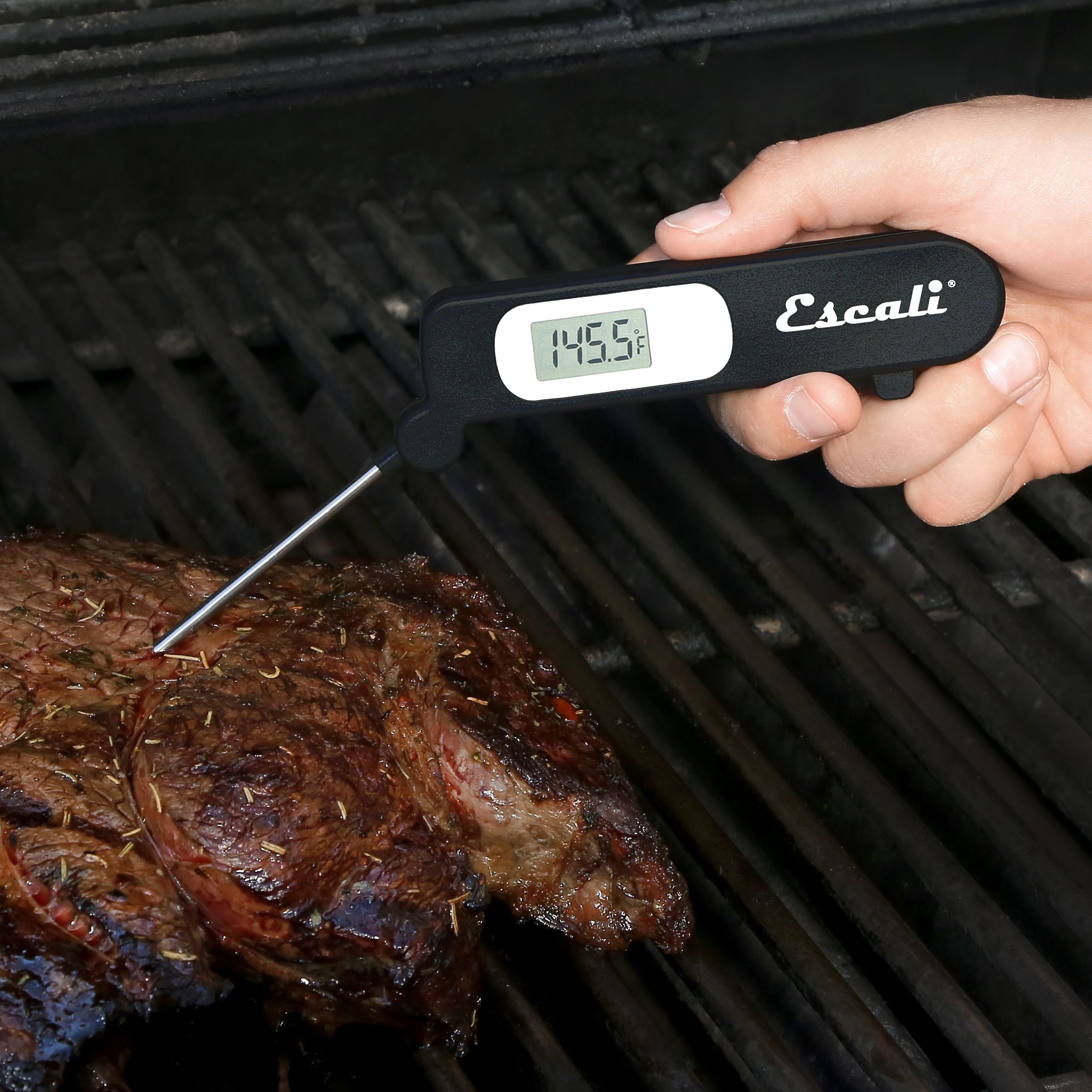 Portable Folding Digital Thermometer for Adults & Kids - Fast Accurate Oral Underarm Rectal Temperature Reading - Home, Travel, Medical Use