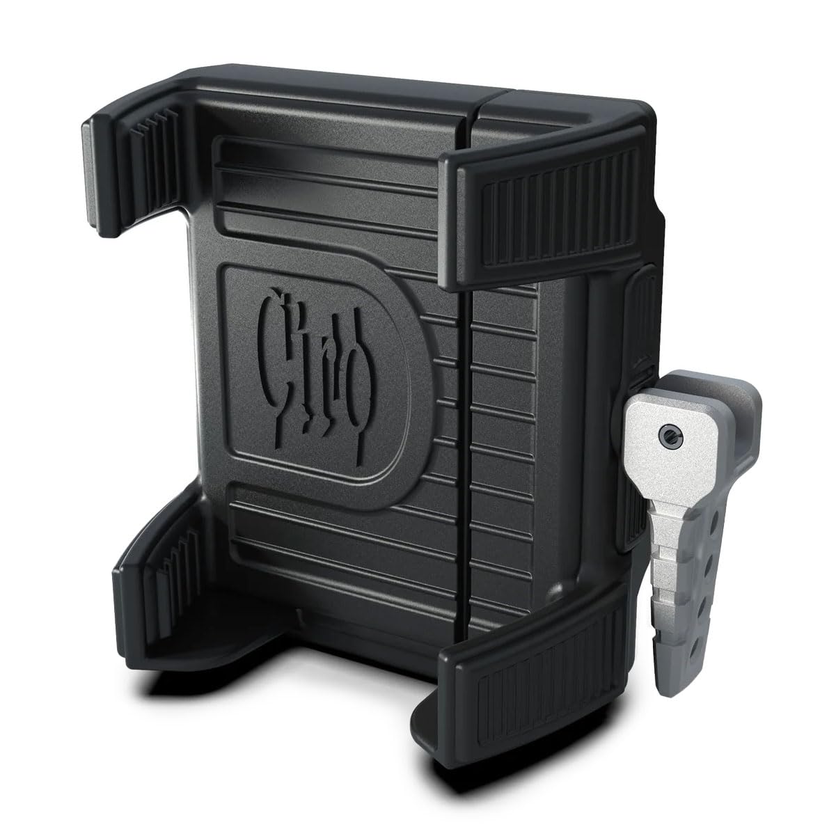 Ciro 50215 Bike Handlebar Mount - Universal Smartphone & GPS Holder with USB Charger for Cycling, Motorcycle & Outdoor Adventures - Black