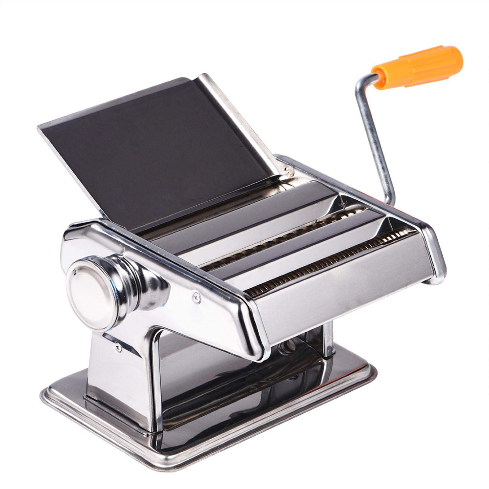 **Manual Pasta Maker Machine - Stainless Steel Pasta Cutter & Noodle Maker for Homemade Spaghetti, Fettuccine, Lasagna | Perfect for Home Kitchen & Restaurant Use**