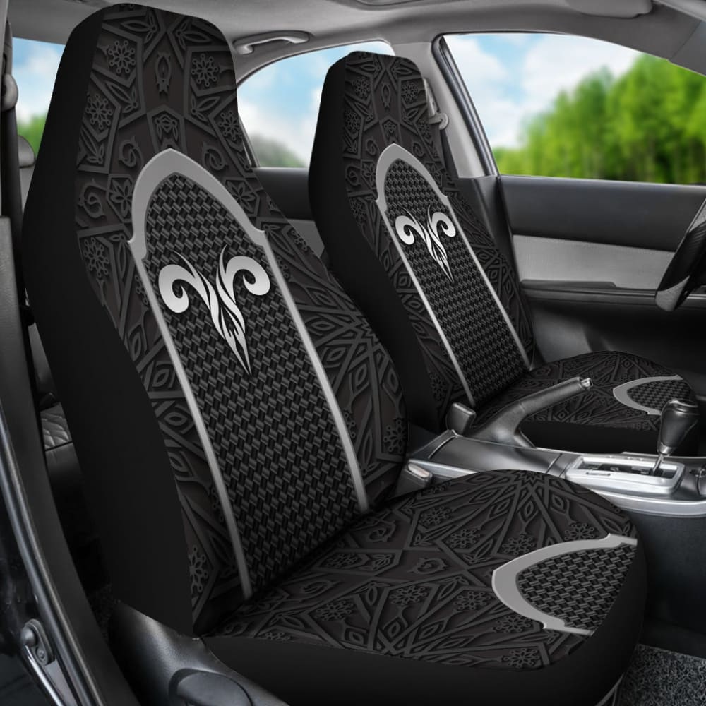 Premium Black & Grey Custom Dodge Ram Car Seat Covers - Perfect Fit for 4-Door Models (212603) | Durable Protection for Daily Commutes & Road Trips