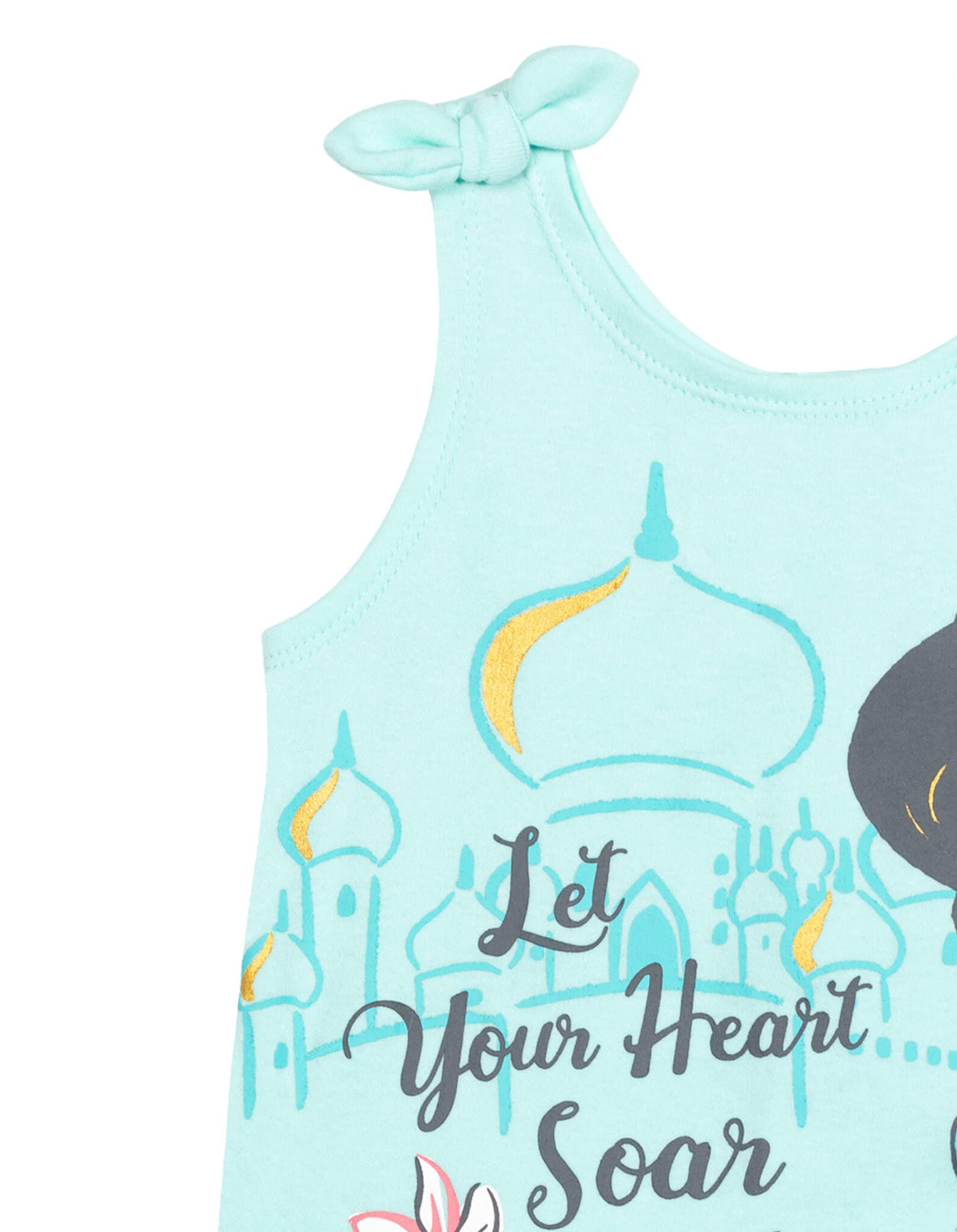 Disney Princess Rapunzel Ariel Belle Jasmine Aurora Baby Girls Snap Romper and Headband Set - Newborn to Toddler Outfit for Birthday, Photo Shoots & Special Occasions