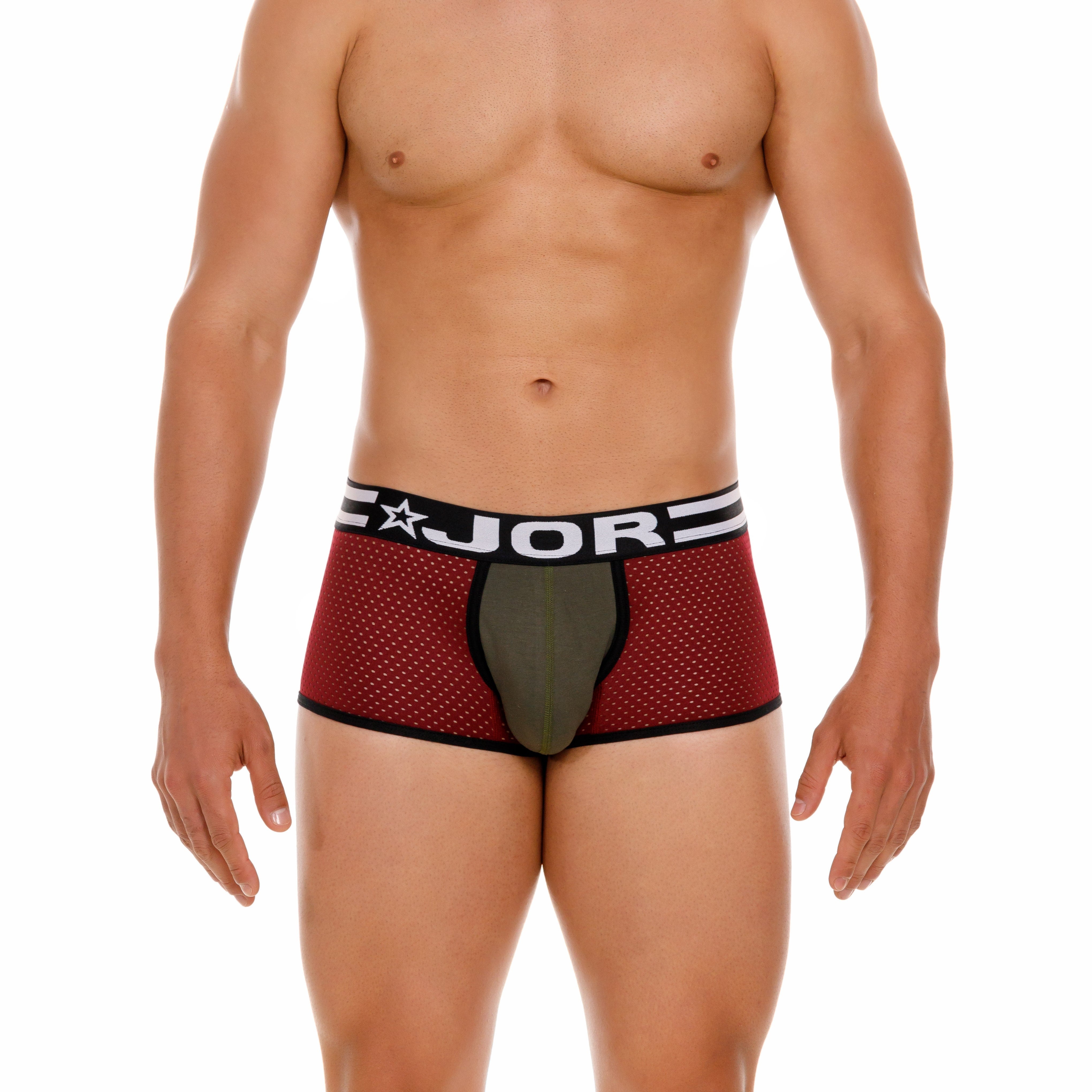 JOR Army Boxer Briefs for Men - Comfortable Cotton Underwear with Soft Elastic Waistband - Perfect for Workout, Gym, and Everyday Wear
