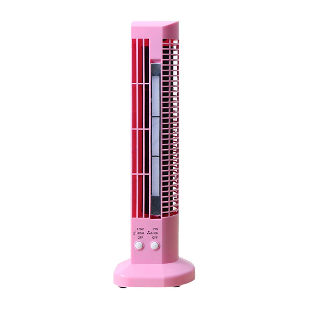 GorNorriss 2-in-1 USB Desk Fan with LED Light - Mini Leafless Cooling Fan & Adjustable Folding Table Lamp - 2 Speed Settings, USB Powered - Perfect for Office, Bedroom, and Dorm Room Use