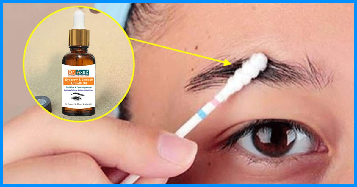 Dr. Axez 100% Pure Natural Castor Oil Eyebrow & Eyelash Growth Serum - 50ml | Organic Herbal Hair Oil for Thicker Brows & Longer Lashes | Handmade Home Remedy for Daily Beauty Care