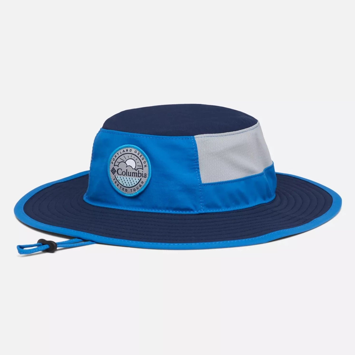 Columbia Bright Indigo/Collegiate Navy Bora Bora Youth Booney Hat - Sun Protection for Kids Outdoor Activities, Hiking, Beach & Camping