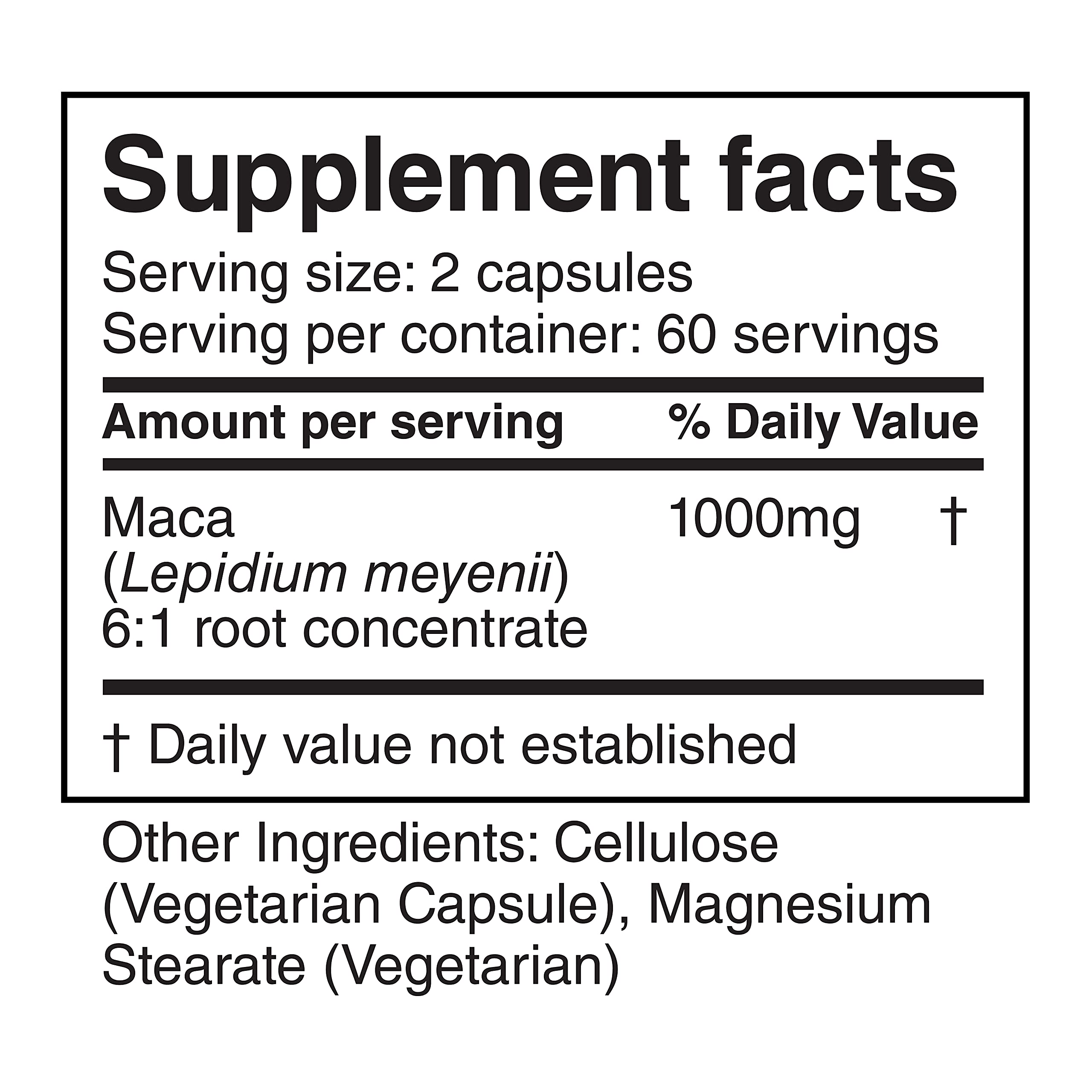 Organic Peruvian Maca Root Powder Capsules 2000mg - Black, Red & Yellow Maca Extract for Men & Women | Gelatinized Lepidium Meyenii | Vegan Energy & Libido Booster | Perfect for Workout Recovery, Stress Relief & Hormonal Balance