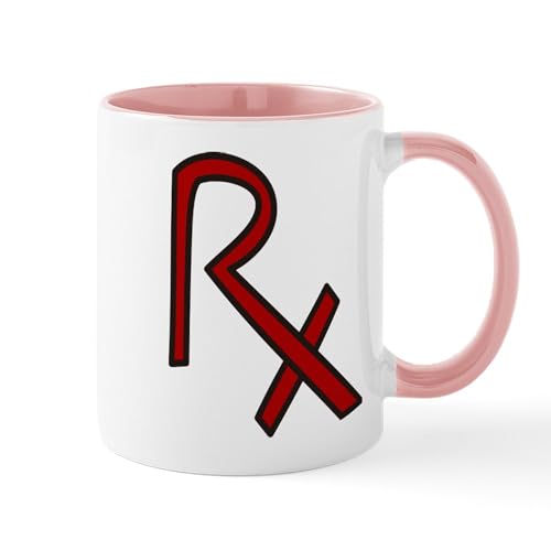 White/Pink Inside - RX Pharmacist Mug