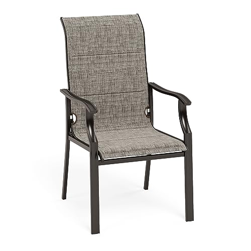 High-back Padded Fabric-leg