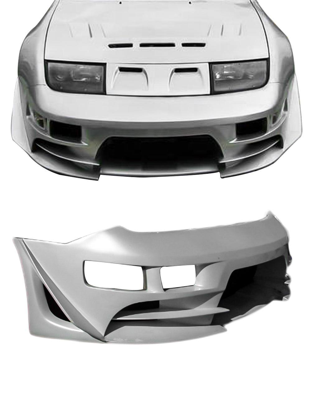 1990-1996 Nissan 300ZX Z32 Front Bumper GTZ R Gen 2 Replacement Part 1030005 - Perfect for Restoration Projects & Performance Upgrades