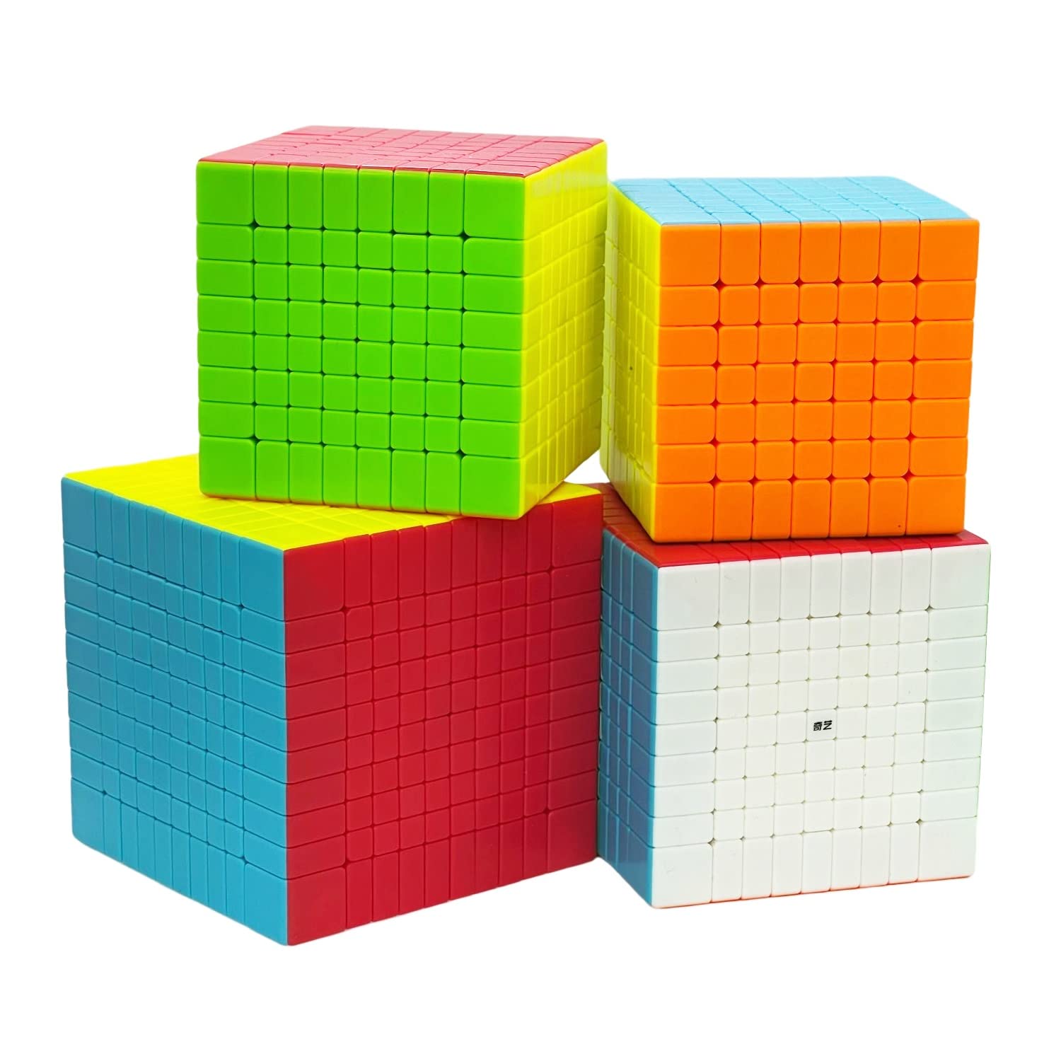 QY Toys 7x7 Speed Cube Puzzle - Professional Stickerless Magic Cube for Adults & Kids - Smooth Turning Brain Teaser Game for Speedcubing, STEM Learning & Stress Relief
