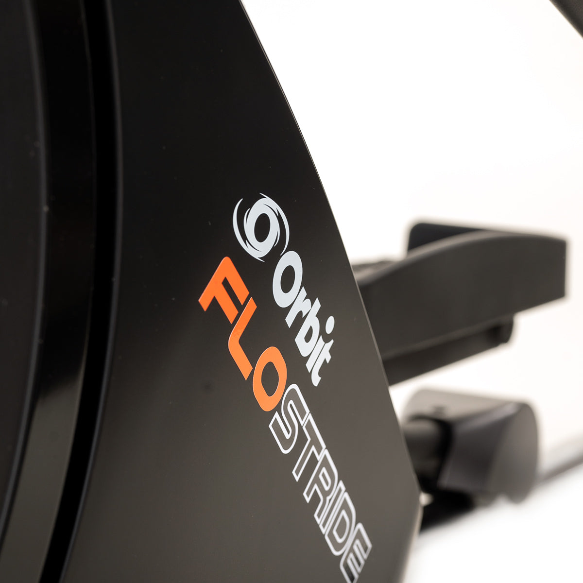Orbit Flo Stride Elliptical Machine - Low Impact Cardio Trainer for Home Gym, Full Body Workout Equipment - Perfect for Small Spaces & Apartment Fitness