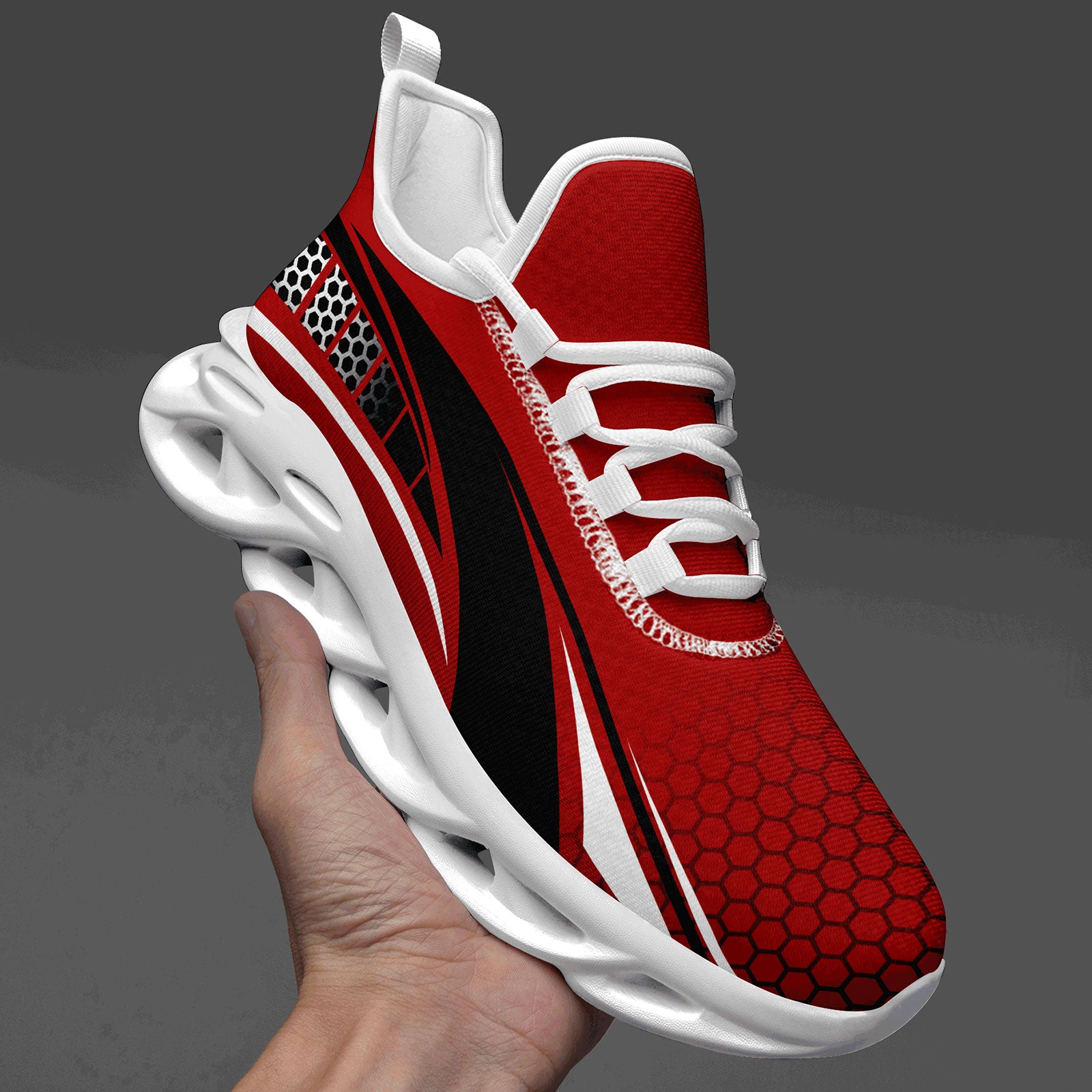 Custom Maxsoul Personalized Sneakers - Breathable Lightweight Running Shoes for Men & Women (FN003 E025022) - Perfect for Jogging, Gym Workouts & Casual Wear