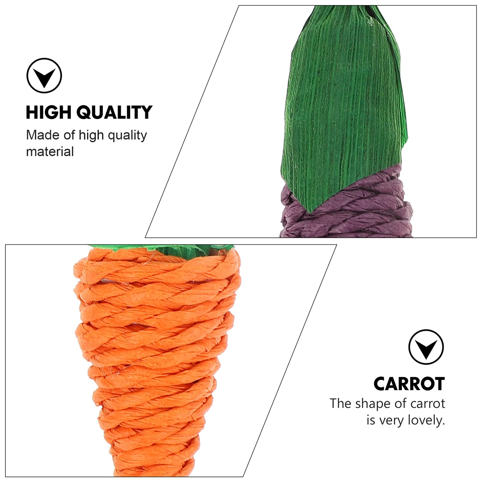 Balacoo 6-Pack Natural Grass Chew Toys for Hamsters, Rabbits & Small Pets - Safe Teething & Biting Blocks for Bunnies, Rats & Dogs - Perfect for Cage Enrichment & Dental Health