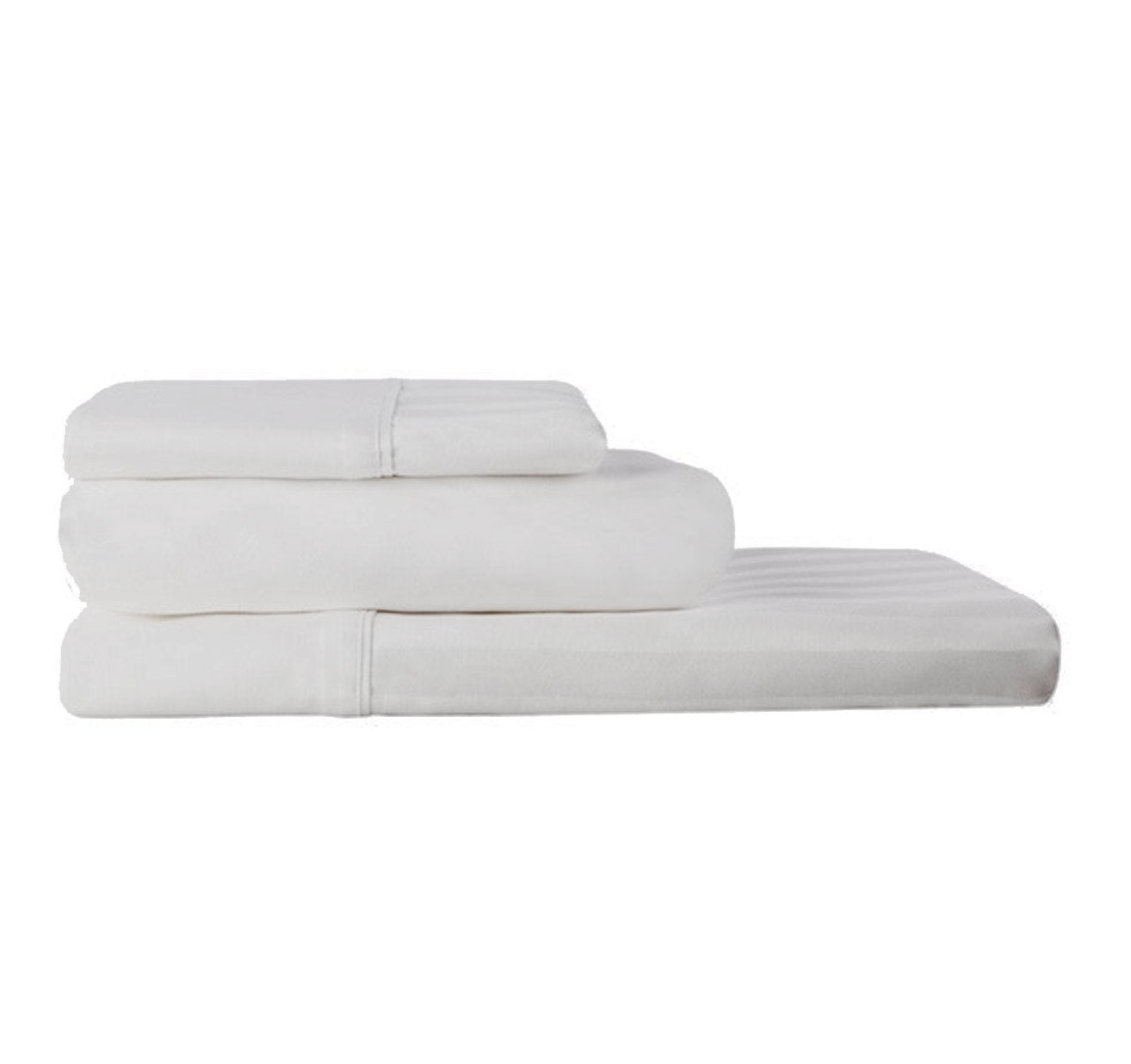 Luxury 500 Thread Count Stripe Sheet Set - Hotel Collection by Logan & Mason - Soft & Breathable Bed Sheets for Ultimate Comfort - Perfect for Master Bedroom, Guest Room & Airbnb