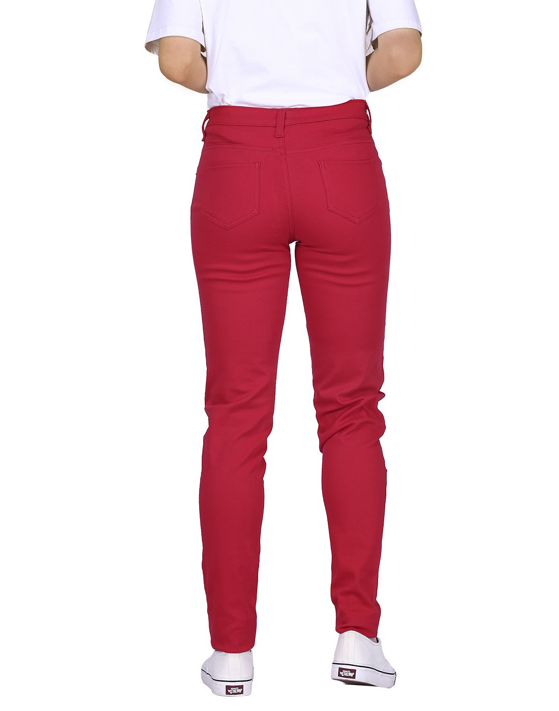 HDE Women's Mid-Rise Stretchy Denim Slim Fit Skinny Jeans - Comfortable & Stylish for Everyday Wear, Work & Casual Outings